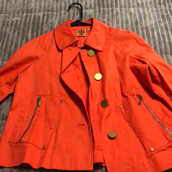 Tory Burch Jackets & Blazers - EUC Tory Burch cropped trench XS/S